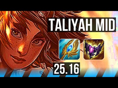 TALIYAH vs XERATH (MID) | 8/2/9, Dominating | KR Master | 25.16