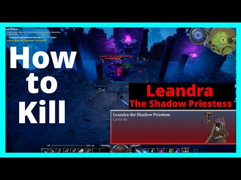 V Rising: Leandra The Shadow Priestess - Full Fight with Tips