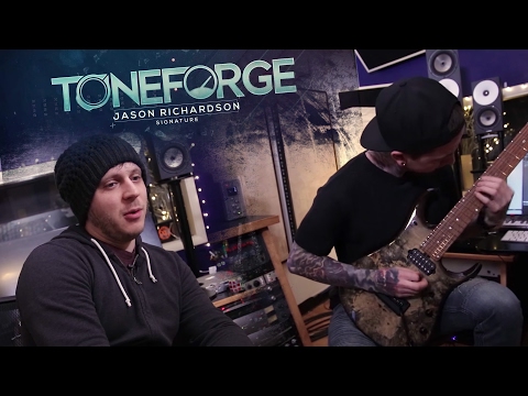 Jason Richardson and Taylor Larson on his signature guitar plugin, Toneforge