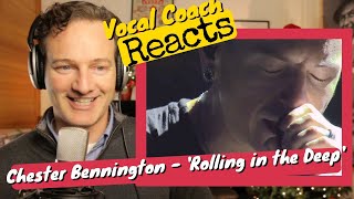 Vocal Coach REACTS - Linkin Park &#39;Rolling in the Deep&#39; (Adele Cover)