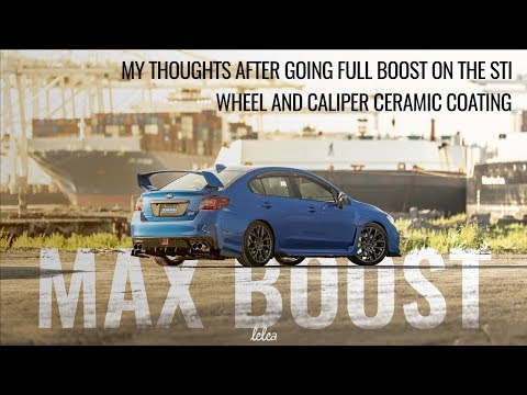 POV 20 PSI MAX BOOST @ 1K MILES. (STOCK) | WHEEL AND CALIPER CERAMIC COATING | 2015-2020 SUBARU STI