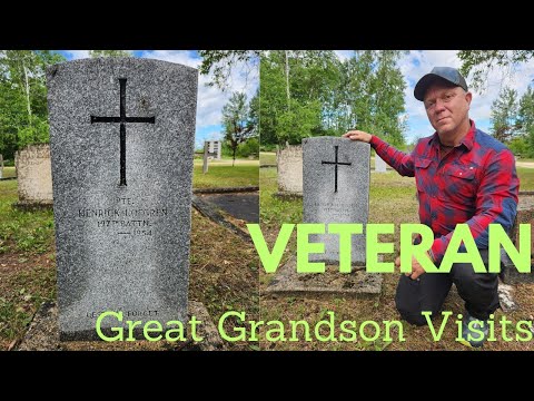 GREAT GRANDSON OF VETERAN TRAVELS FROM SWEDEN TO CANADA
