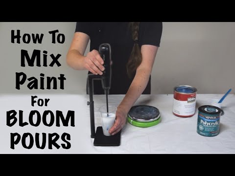 Mixing A Pouring Medium For SheleeArt Blooms? And Trying A New Stand Mixer!