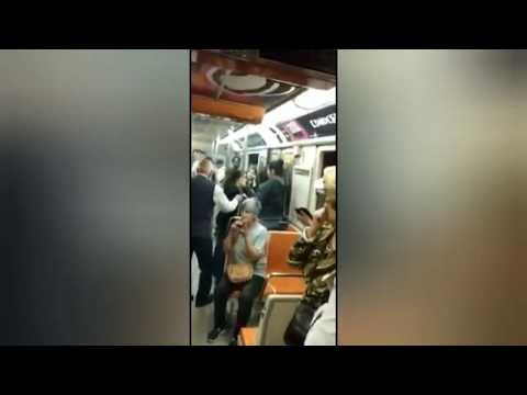 Terror y pánico en la línea 2 del metro Santiago