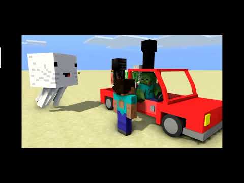 monster school visiting horror scp-087 stair - minecraft animation