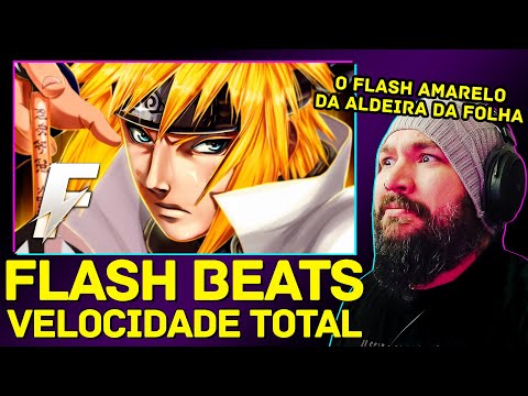 Flow Minato ⚡️ (Naruto) - VELOCIDADE TOTAL | Flash Beats | REACTION - REAÇÃO