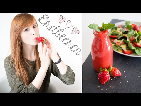 Sommersalat mit Erdbeer-Vinaigrette #berrymania