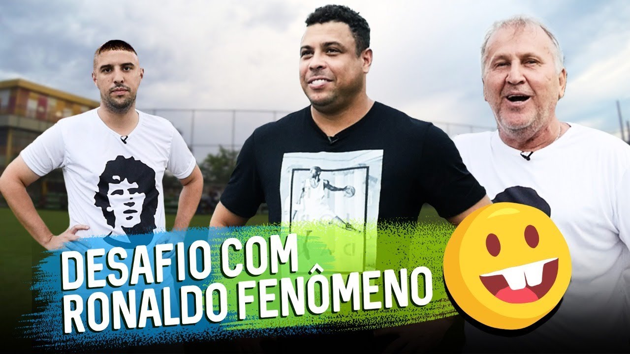 RONALDO E ZICO FAZEM TUTORIAL DE FINALIZAÇÃO E VEGETA DESAFIA O FENÔMENO| Canal Zico 10