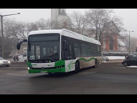 Buszok a 2 hétig érvényes menetrend idején Miskolcon