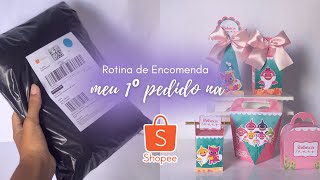 Meu 1º Pedido na Shopee! Como Faço Minhas Encomendas 📦✨
