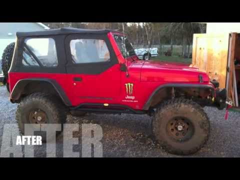 How To Install Smittybilt SRC Rocker Guards on a Jeep Wrangler TJ (Rock Sliders , side steps)