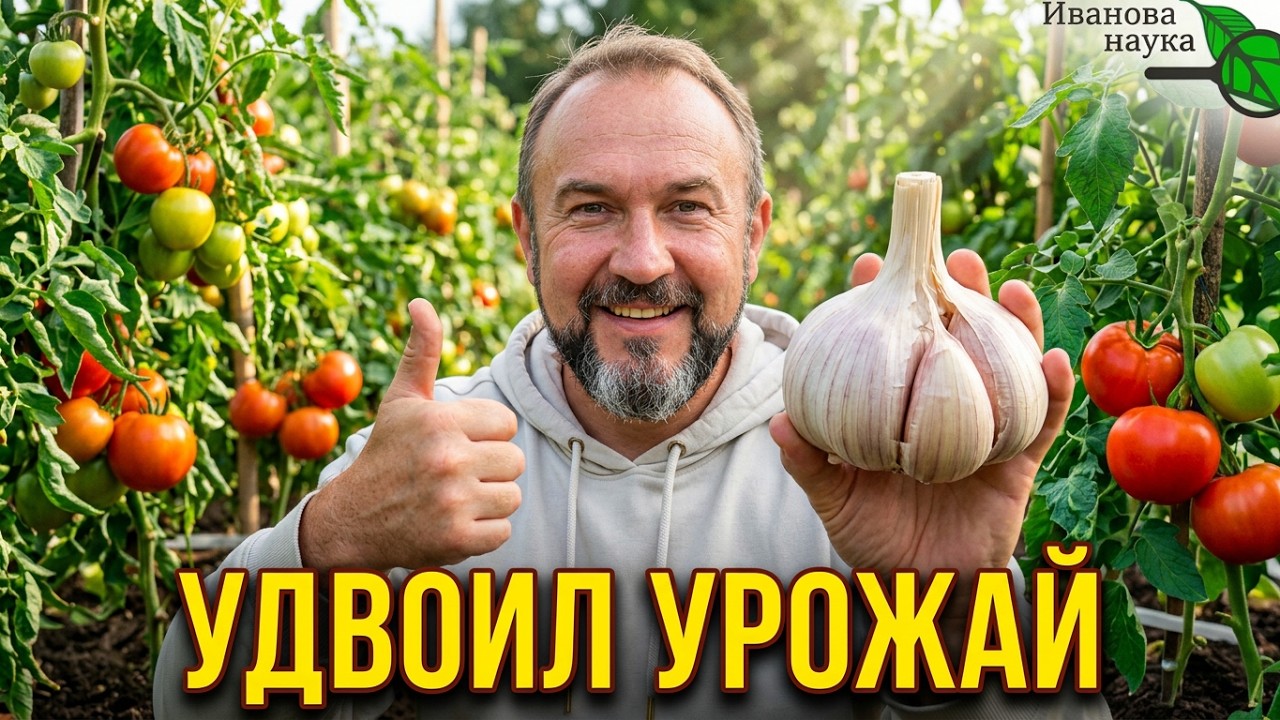 💥 ЧЕСНОК БУДЕТ КРУПНЫМ КАК НИКОГДА! Лучший способ избавиться от болезней че