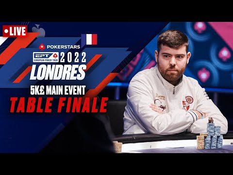 EPT Londres : 5K£ MAIN EVENT - TABLE FINALE - Cards Up avec Benny & Yu ♠️ PokerStars en Français
