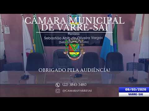 Transmissão ao vivo da 5ª Reunião do 1º Período Ordinário do ano de 2026.