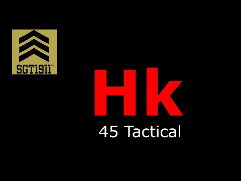 Heckler \u0026 Koch HK 45 Handgun Review (HD)