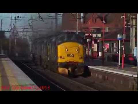 CLASS 37 CONVOY AT WIGAN N WESTERN