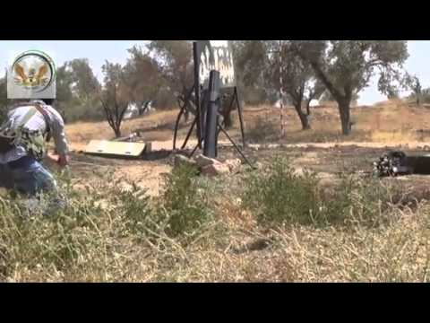 استهداف مساكن سرايا الصراع في الغوطة الغربية في ريف دمشق بقذائف هاون عيار 120 من قبل لواء نسور الريف الغربي