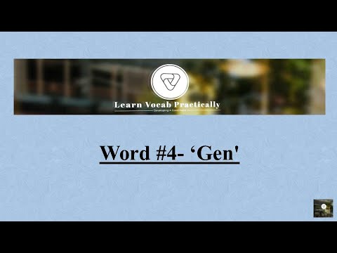 GEN Meaning Pronunciation Usage in Sentence Synonym Antonym | Learn Vocab Practically | SSC CGL CPO