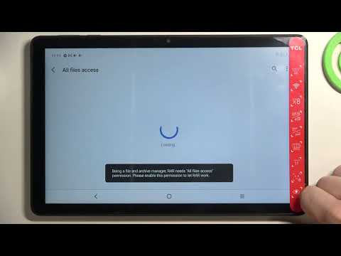 How to Download and Install the RAR App on the TCL Tab 10 - Work with Archive Files