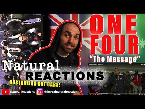 The Message - ONEFOUR REACTION (American Reacts)