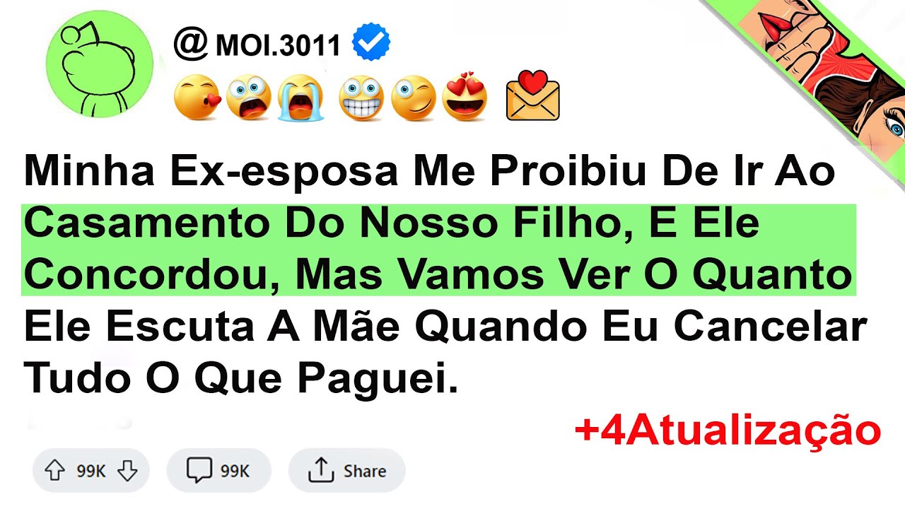 Minha Ex-esposa Me Proibiu De Ir Ao Casamento Do Nosso Filho, E Ele Concordou, Mas Vamos Ver O...