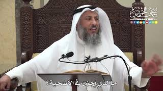 1282 - ما الذي يُجزئ في الأضحية ؟ - عثمان الخميس