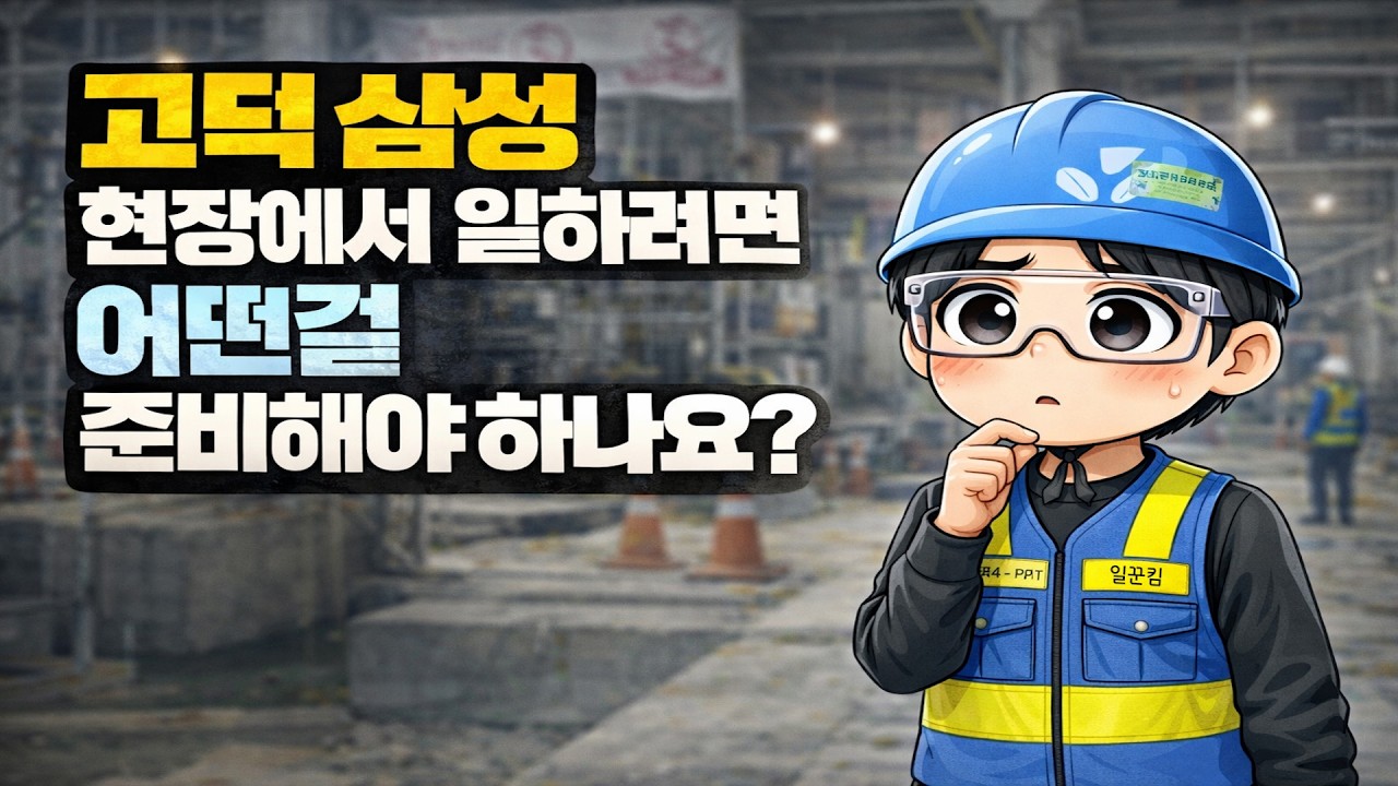 평택 고덕 삼성 반도체 공장 건설 현장에서 일하기 위한 준비물 &amp; 채용 절차