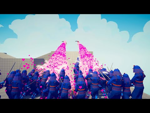 50x SAMURAI vs DUO GODS 🤺 | Totally Accurate Battle Simulator TABS