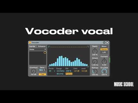 How to make a Vocoder Vocal effect in Ableton Live