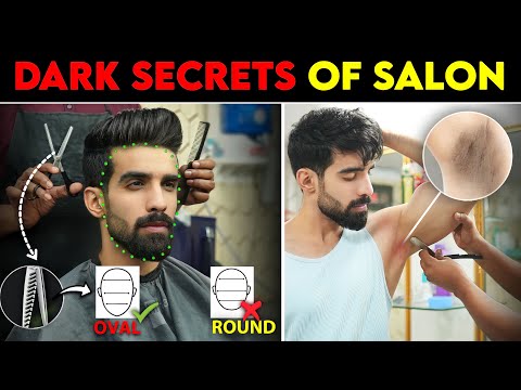 DARK SECRETS of Salon💇‍♂️| Hairstyles as per FACE...