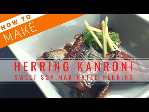 How to Make Herring Kanroni (Sweet Soy Marinated Herring)【Sushi Chef Eye View】