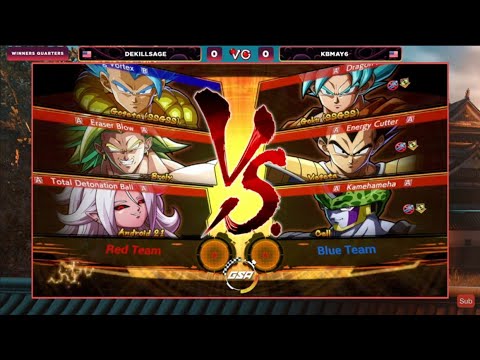 Glitch Infinite Winners Quarters - dekillsage Vs. Kbmay6 - Dragon Ball FighterZ