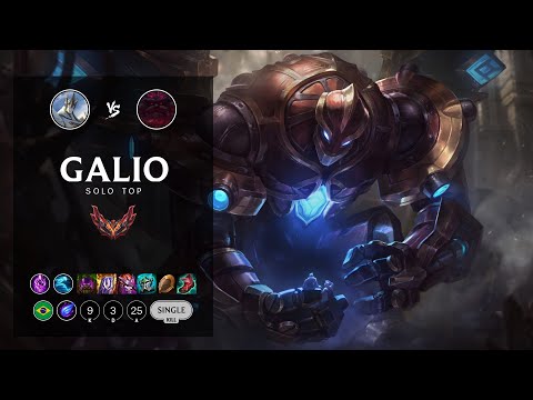 Galio Top vs Ornn - BR Grandmaster Patch 12.16