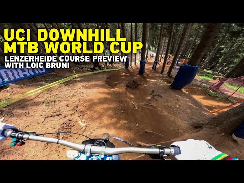 GoPro: Loic Bruni's Course Preview | 2023 UCI Downhill MTB World Cup in Lenzerheide