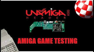 UnAmiga A500 Header Game Test Stream