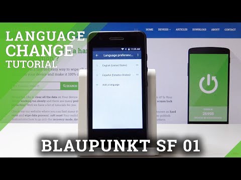 How to Change Language in BLAUPUNKT SF 01 - Update Default Language