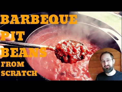 HOW TO MAKE THE BEST BBQ BEANS EVER. BARBEQUE PIT BEANS