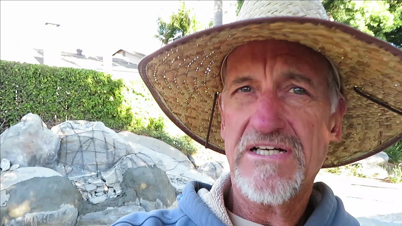 How to Repair a Cracked Fake Rock Waterfall/Slide