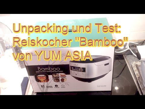Bamboo Reiskocher von Yum Asia: Unpacking und Test.