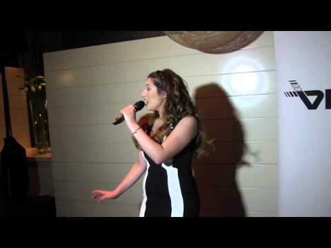 ESCKAZ in Vienna: Amber from Malta sings swing (Maltese party)