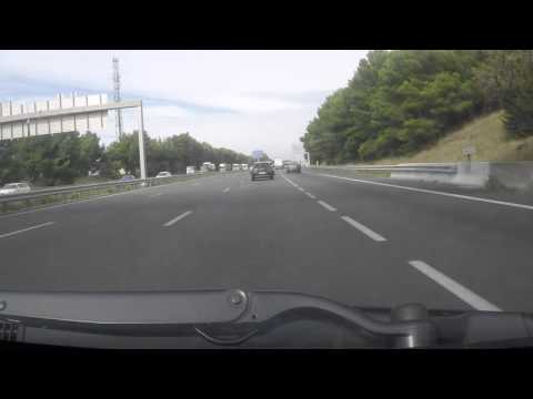 France by Autoroute - A9 North - Toulouse and Narbonne South junctions