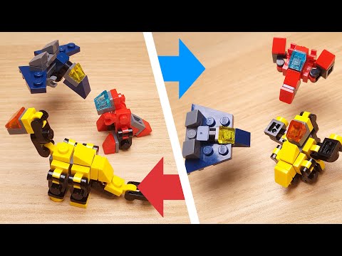 LEGO brick Dinosaurs transformer robot tutorial Baby Dinobot #LEGO #MOC #レゴ変形ロボ #レゴアイデア #레고변신로봇 #レゴ