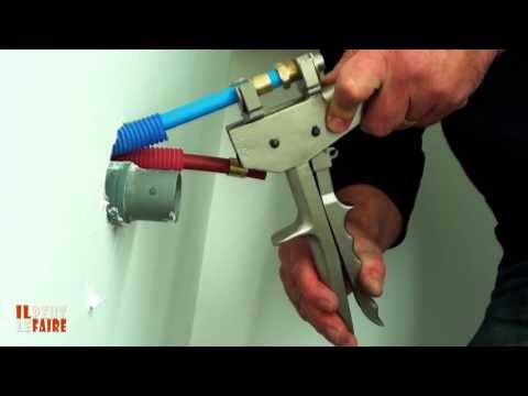 TUTORIAL PLUMBING: P.E.R pipe clamp "Il peut le faire" "It can do it"