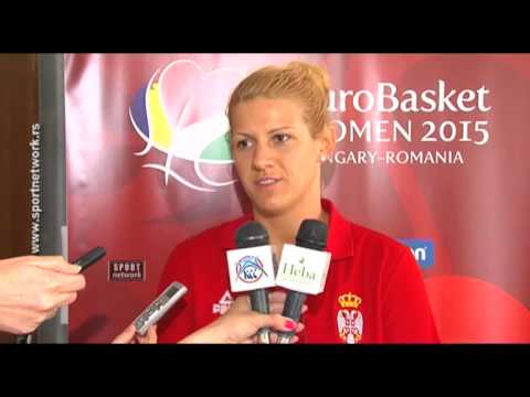 12.06. Sara Krnjić najavljuje meč sa Hrvatskom