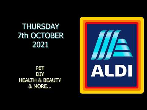 Aldi Special Buys Thursday 7th October 2021