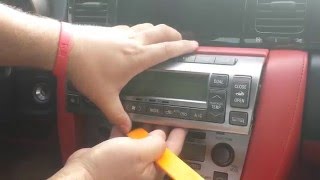 How to Remove Navigation Display  / A/C Control from Lexus SC430 2004 for Repair.