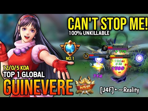 GUINEVERE BEST BUILD 2022 | TOP 1 GLOBAL GUINEVERE GAMEPLAY | MOBILE LEGENDS✓