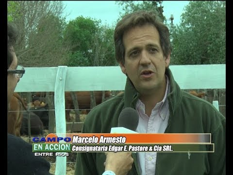 Marcelo Armesto - Remate Cabaña Bototí Picú en Soc. Rural de Federal