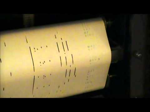 "Wedding of the Painted Doll" piano roll