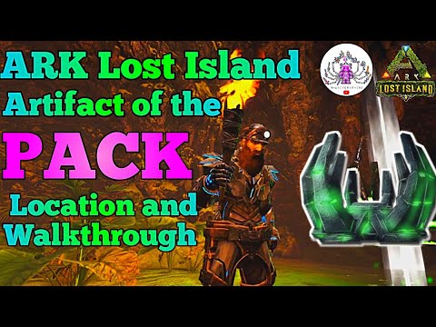 ARK Lost Island Artifact of the Pack Cave Location and Walkthrough